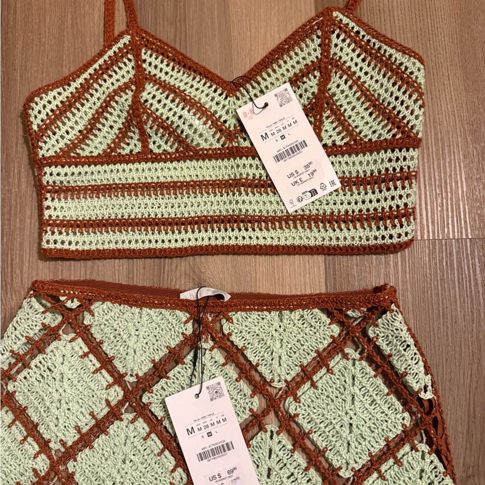 Elegant Geometric Patterned Two Piece Set NWT - image 7